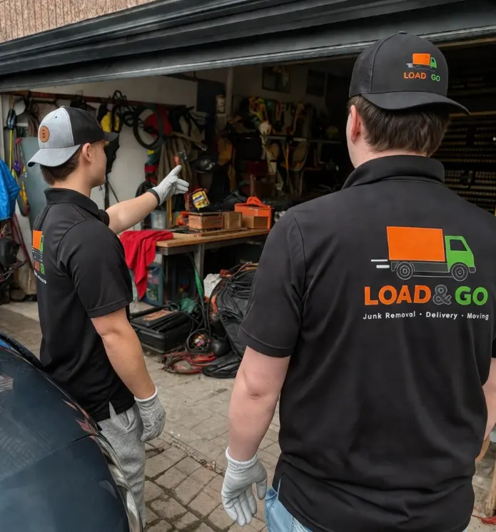 Junk removal truck